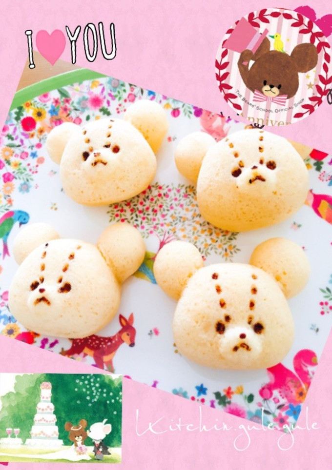 HMで簡単ふんわり蒸しパン&お絵描き-レシピのメイン写真