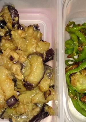⭐ラードで簡単！茄子&ししとう油味噌⭐-レシピのメイン写真