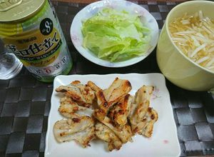 ダイエット中！止まらないヤゲン軟骨！-レシピのメイン写真