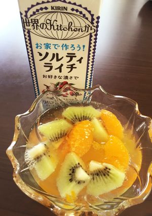 ソルティライチのフルーツソーダ-レシピのメイン写真