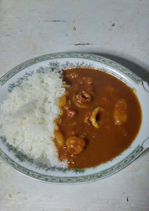 シーフード＋トマト缶で簡単カレー-レシピのメイン写真