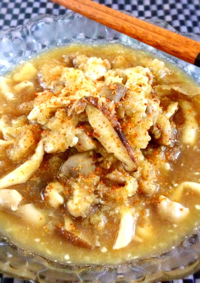 麺つゆで簡単♬きのこのおろし煮☆-レシピのメイン写真