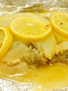 鶏肉のホイル包みレモン風味-レシピのメイン写真