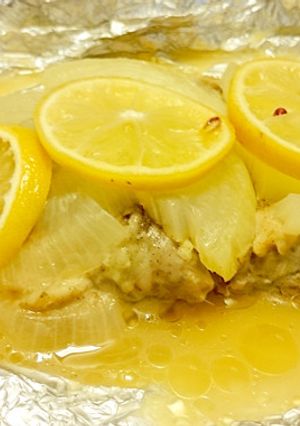 鶏肉のホイル包みレモン風味-レシピのメイン写真