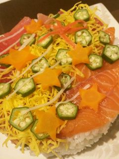 イベントでも活躍!簡単ちらし寿司ケーキ☆-レシピのメイン写真