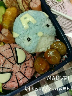 キャラ弁『MARVELツムツム』-レシピのメイン写真