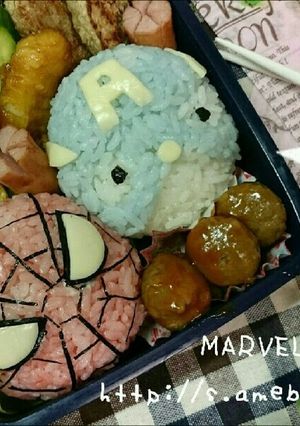 キャラ弁『MARVELツムツム』-レシピのメイン写真