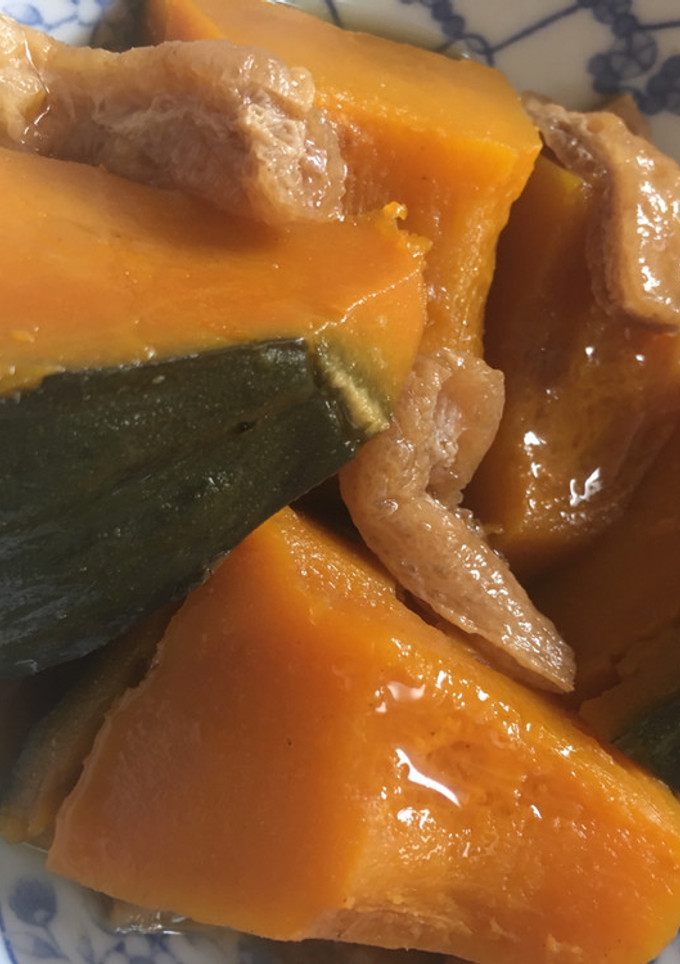 かぼちゃとあげの煮物-レシピのメイン写真