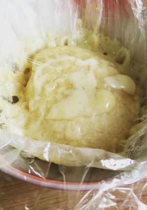 簡単1分！HMでとろけるチーズ蒸しパン-レシピのメイン写真