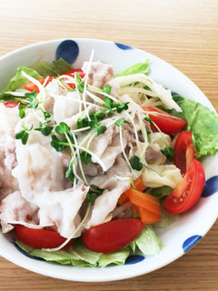 豚肉の冷しゃぶサラダ-レシピのメイン写真