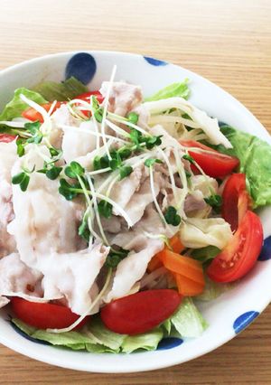 豚肉の冷しゃぶサラダ-レシピのメイン写真
