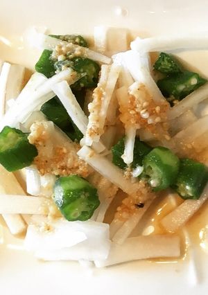 大根とオクラの塩麹入りサラダ-レシピのメイン写真