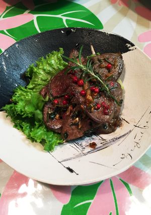 豚レバーで簡単 ワインのおつまみ♬-レシピのメイン写真
