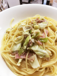 梅昆布茶で簡単和風オイルパスタ♪-レシピのメイン写真