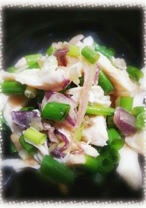 冷製しっとりささ身の梅風味～夏ver～-レシピのメイン写真