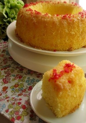 ふわふわエンゼル型スポンジケーキ-レシピのメイン写真
