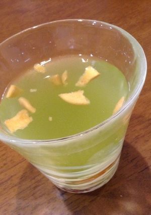 玄米茶のさわやか！りんごジュース割り-レシピのメイン写真