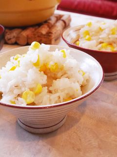 炊飯器de簡単とうもろこしご飯-レシピのメイン写真