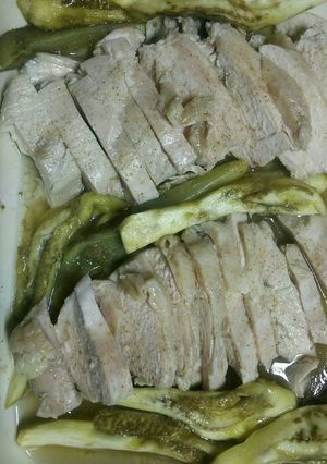 簡単！鶏の酒蒸しand焼きナス風⁉-レシピのメイン写真