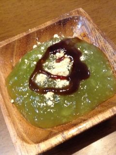 片栗粉で簡単♪玄米茶のおもち-レシピのメイン写真