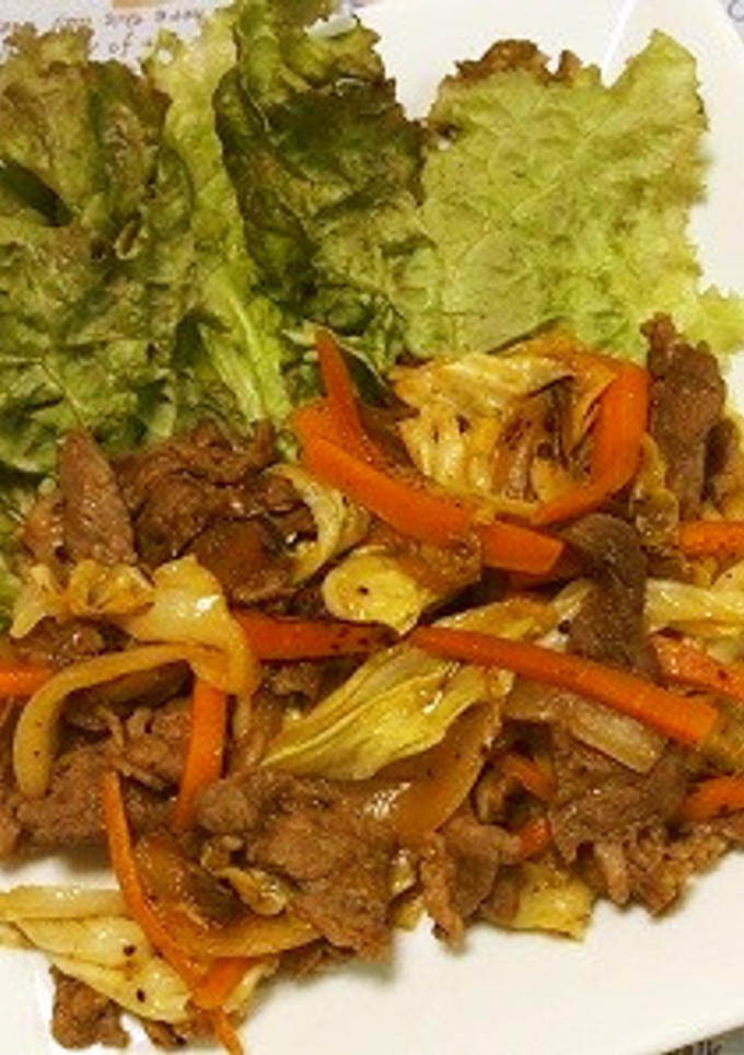 【大戸屋風】牛肉と野菜のコク旨炒め-レシピのメイン写真
