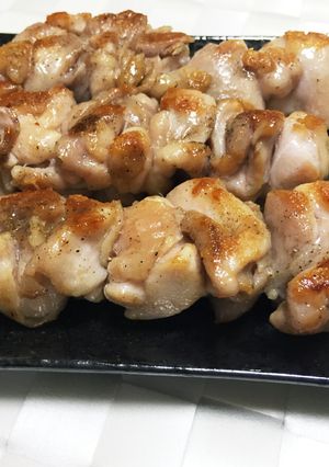 お家で簡単！ももの塩焼き鳥♪-レシピのメイン写真