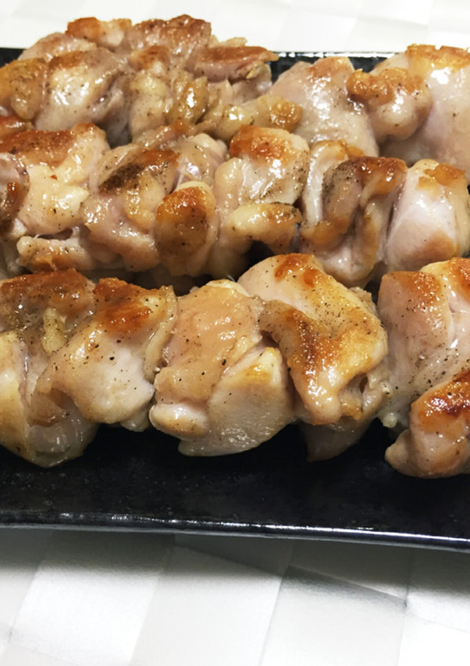 お家で簡単！ももの塩焼き鳥♪-レシピのメイン写真