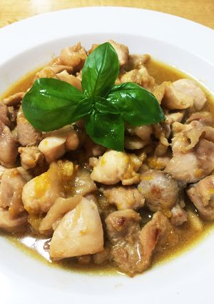 鶏肉のハチミツ&オレンジソテー-レシピのメイン写真