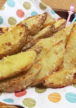 揚げない！皮付きポテト"チーズ味"♪-レシピのメイン写真