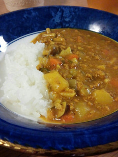 ひき肉とコロコロ野菜のカレー-レシピのメイン写真
