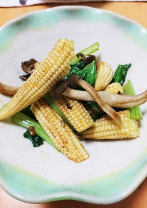 ベビーコーンのオイスター炒め-レシピのメイン写真