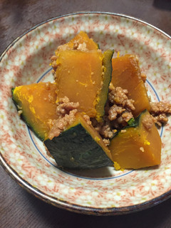 ♬簡単!水ナシひき肉カボチャ煮♬-レシピのメイン写真