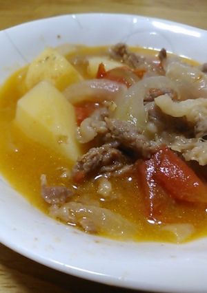 洋風トマト肉じゃが-レシピのメイン写真