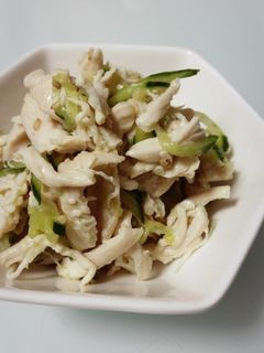 我が家の♡鶏ささみときゅうりの和え物-レシピのメイン写真
