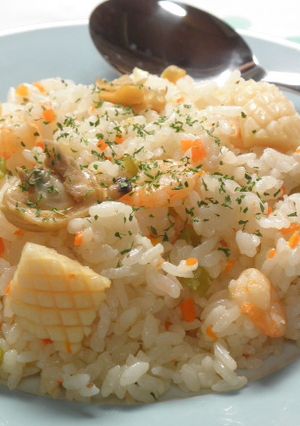 炊飯器で簡単！シーフードピラフ-レシピのメイン写真