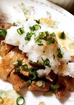 豚ロースのにんにくおろしポン酢ソテー♡-レシピのメイン写真