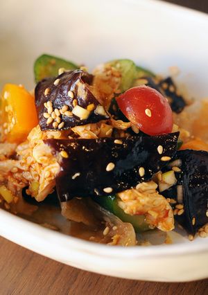 笑顔のきくらげと鶏ささみの辛味和え-レシピのメイン写真