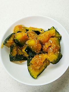 かぼちゃの味噌ごまあえ-レシピのメイン写真