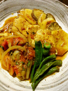 夏野菜と鶏胸肉のマスタードカレー-レシピのメイン写真