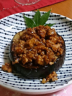 賀茂なすの肉味噌田楽-レシピのメイン写真