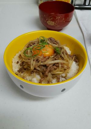 もやし挽肉丼-レシピのメイン写真