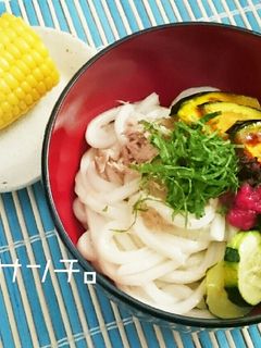 さっぱり☆梅ツナうどん-レシピのメイン写真