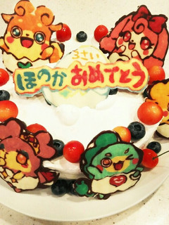 ここたま⭐誕生日ケーキ⭐キャラチョコ-レシピのメイン写真