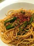 しらすとおくらの和風パスタ