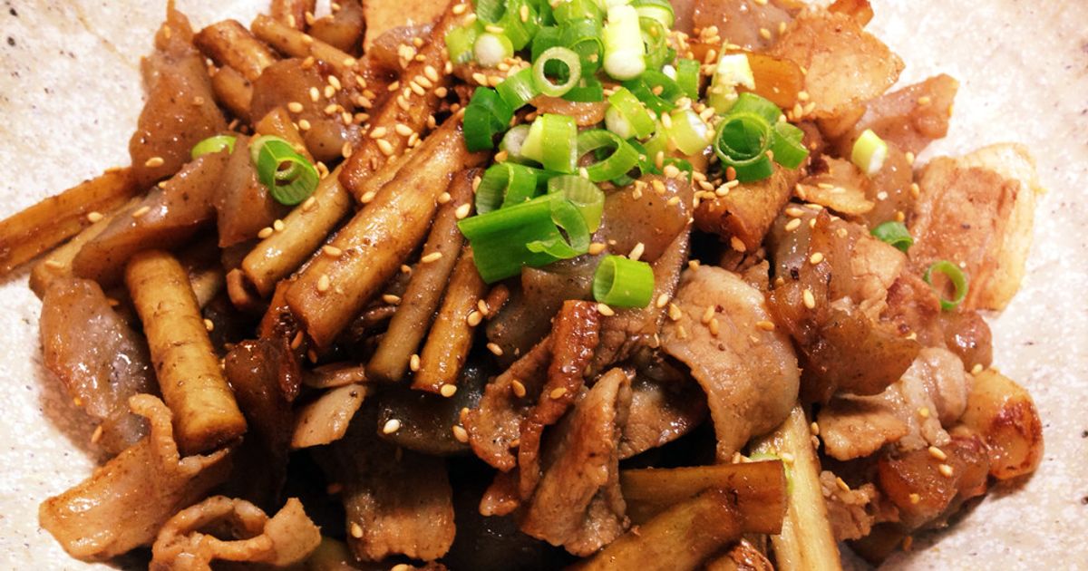 基本からアレンジまで！思わずつくりたくなる「ぶたにく ごぼう こんにゃく いためる」のレシピ集 | クックパッド