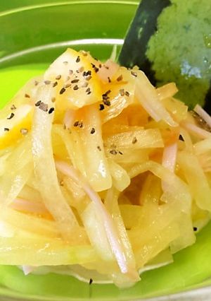 ＊スイカの皮でサラダ＊-レシピのメイン写真