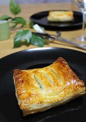 白ネギときのこのパイ包み焼き-レシピのメイン写真
