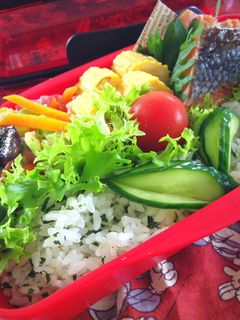 焼き鮭お弁当-レシピのメイン写真