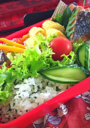 焼き鮭お弁当-レシピのメイン写真