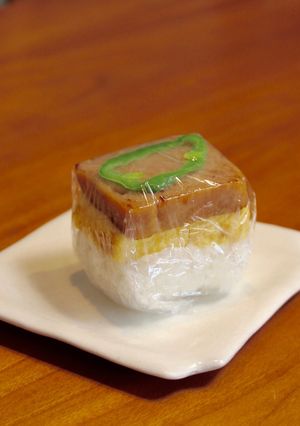 スパムのキューブおにぎり-レシピのメイン写真